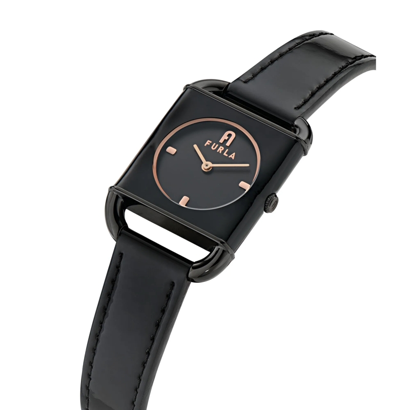 Furla Quarzuhr Quarz-Analoguhr Furla Arco Square schwarz(Image 3)