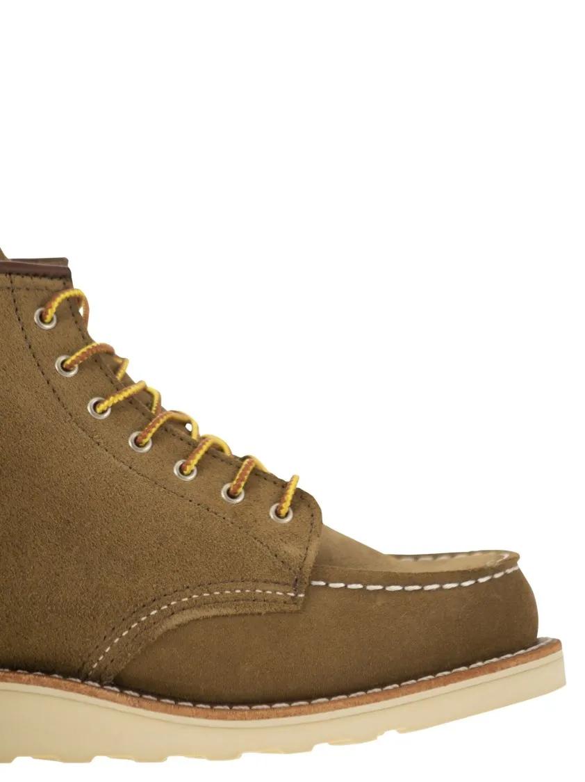 Thumbnail - REDWING Stiefel - Classic Moc - Suede Ankle Boot - Gr. 8_5 - in Grün - für Damen