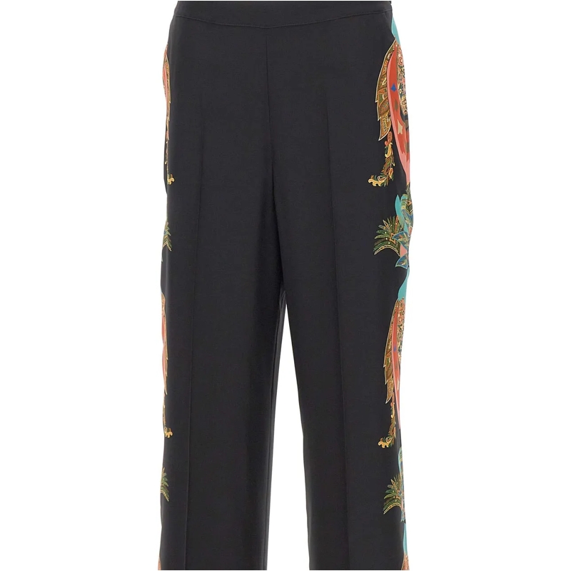 Etro Pantalon Trousers Multicolor schwarz(Image 5)