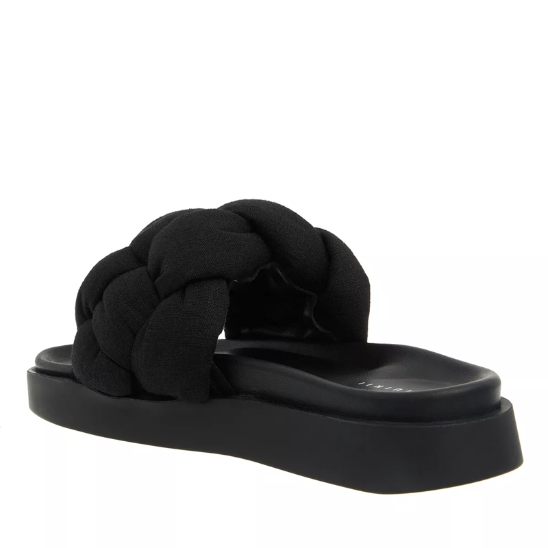 INUIKII Slides Oversized Lino Braid Black(Image 2)