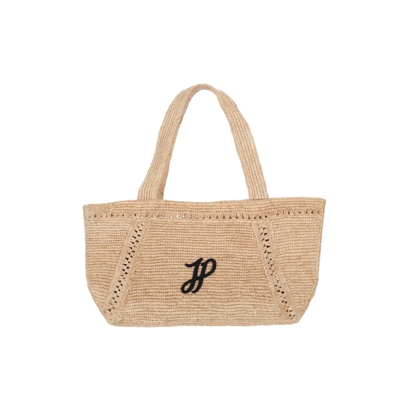 Patou Fourre-tout "Trapezio" Large Tote – Beige Neutrals