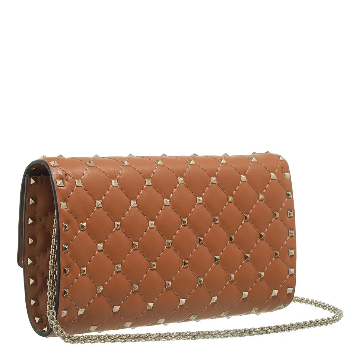 Valentino Garavani Hobo bags Shoulder Bag Rockstud in bruin