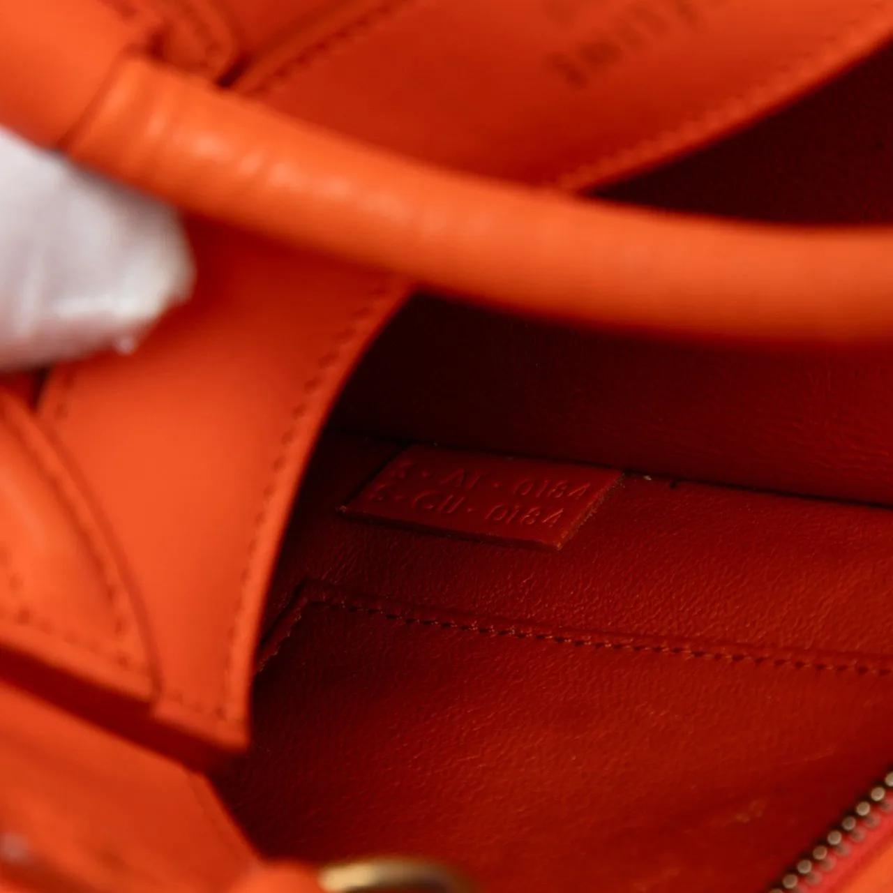 Thumbnail - Celine Hobo Bags - Nano Leather Luggage Tote - Gr. unisize - in Orange - für Damen