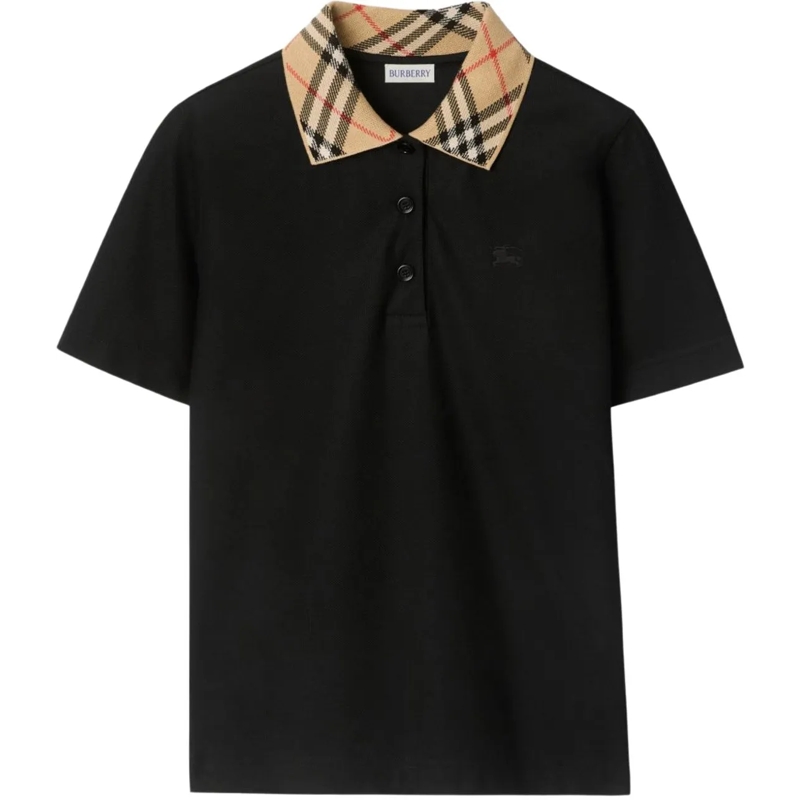 Burberry Polohemd T-Shirts And Polos Black schwarz