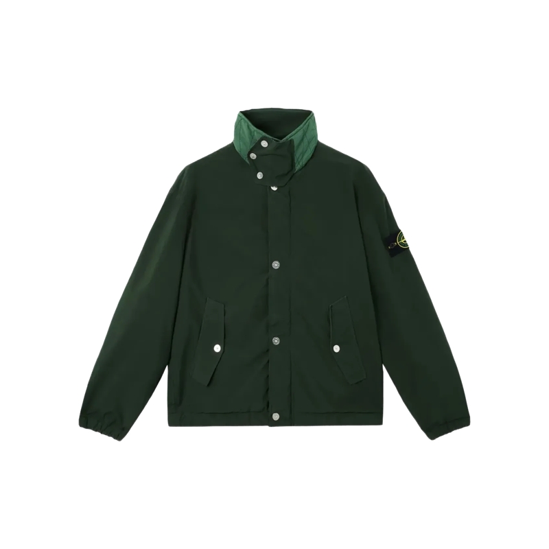 Stone Island Parka Jacke mit Badge V005E GREEN