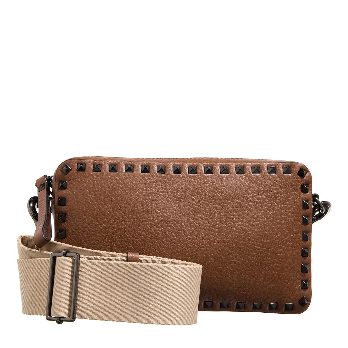 Valentino Garavani Crossbody Bags - Rockstud Crossbody Bag - Gr. unisize - in Braun - für Damen