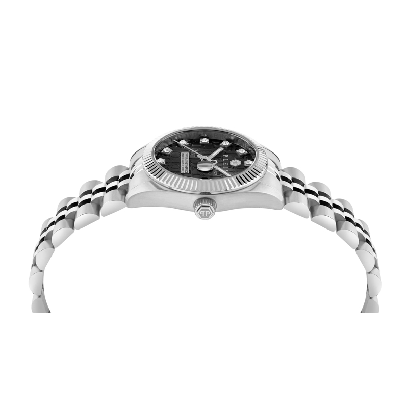 Philipp Plein Quarzuhr Quarz-Analoguhr Date Superlative silber(Image 2)