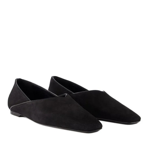 TOTEME The Everyday Flat Ballerinas - Toteme - Suede - Bl Black Ballerina