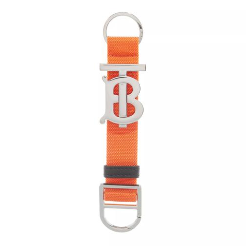 Burberry Monogram Motif Webbed Keyring Orange Nyckelring