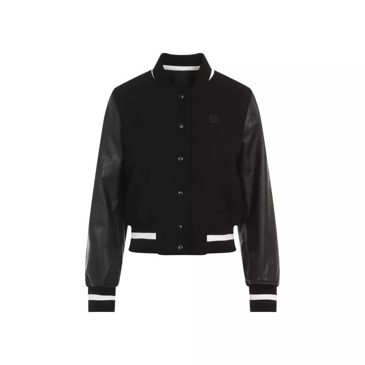 Givenchy - Black Wool Blouson - Größe 34 - black