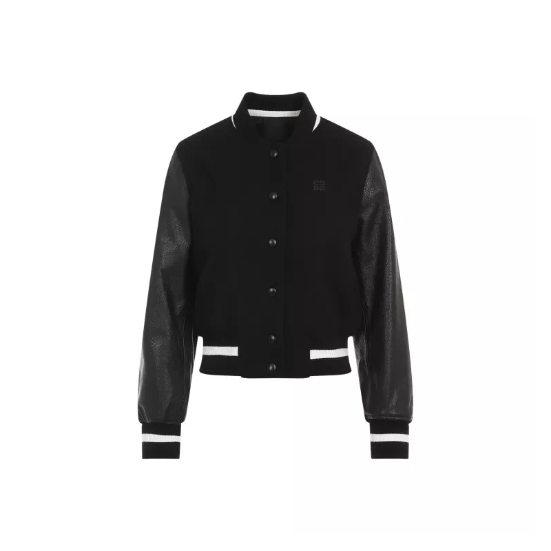 Givenchy Blouson aviateur Black Wool Blouson Black