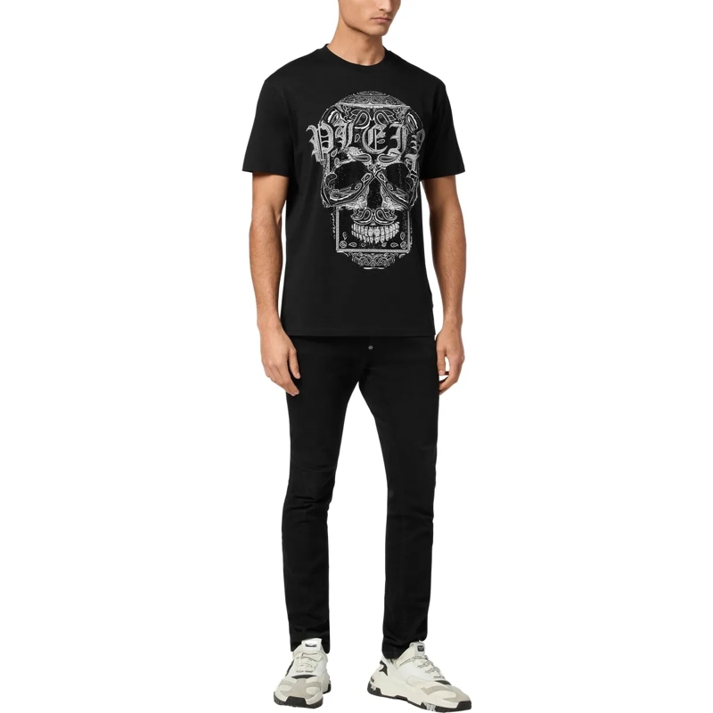 Philipp Plein T-Shirt T-Shirt Rundhalsausschnitt Ss Skull schwarz(Image 5)
