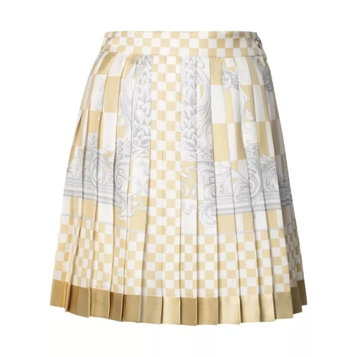 Versace Baroque Skirt Neutrals 