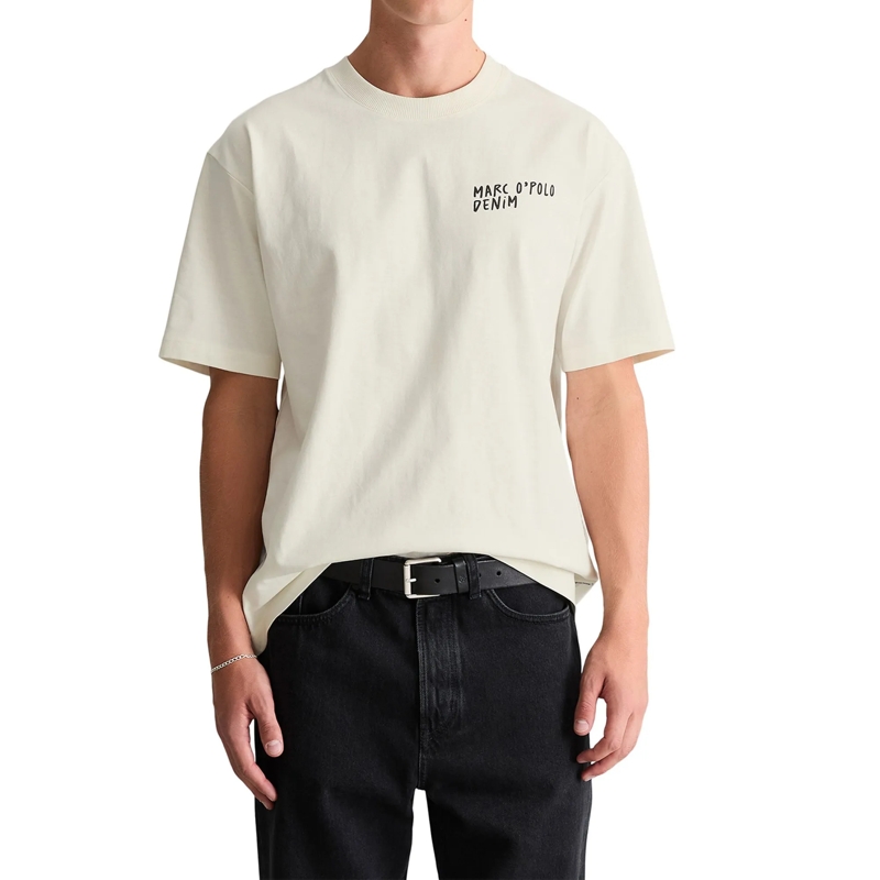 Marc O´Polo Hemd Herren T-Shirt von Marc O'Polo Denim. In schwerer  weiss(Image 2)