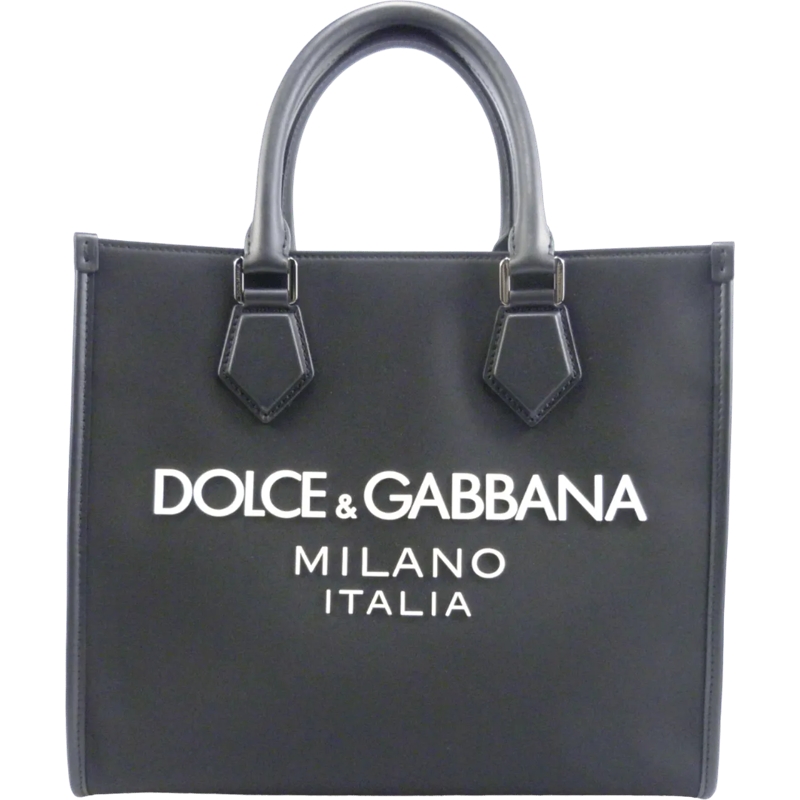 Dolce&Gabbana Schultertasche Borsa tote DG schwarz