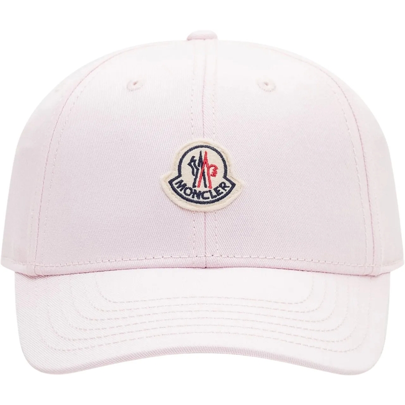 Moncler Mütze Cappellino da Baseball con Logo rose