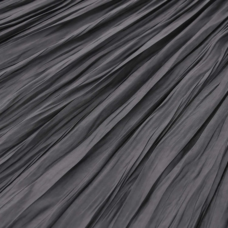 Roberto Collina Maxirock Plissierter Midirock grau(Image 3)