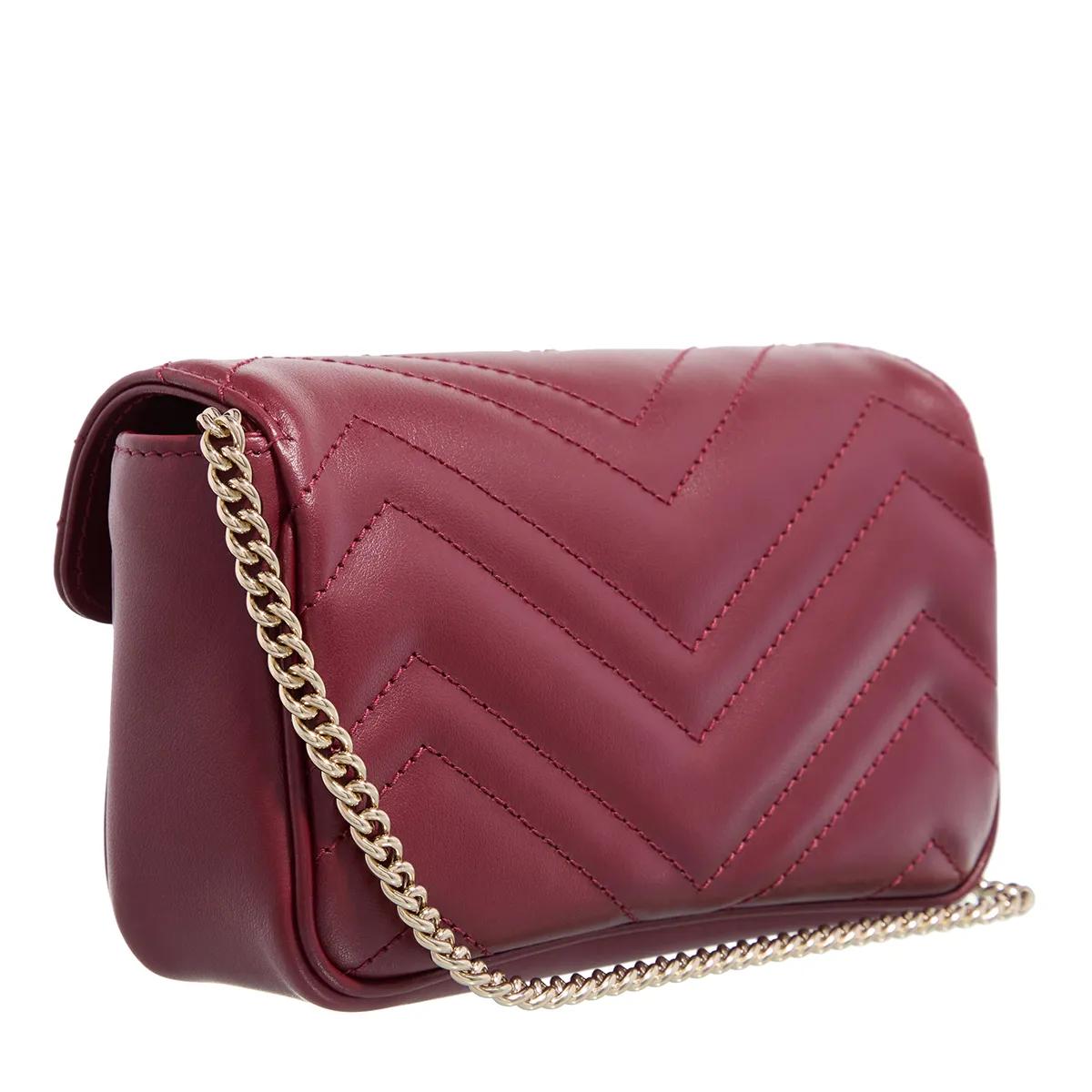 Gucci Crossbody bags GG Marmont Super Mini in rood
