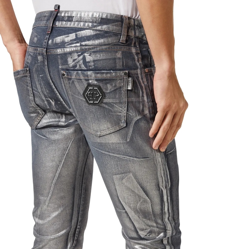 Philipp Plein Jeans mit geradem Bein Jeans Regular Fit blau(Image 2)