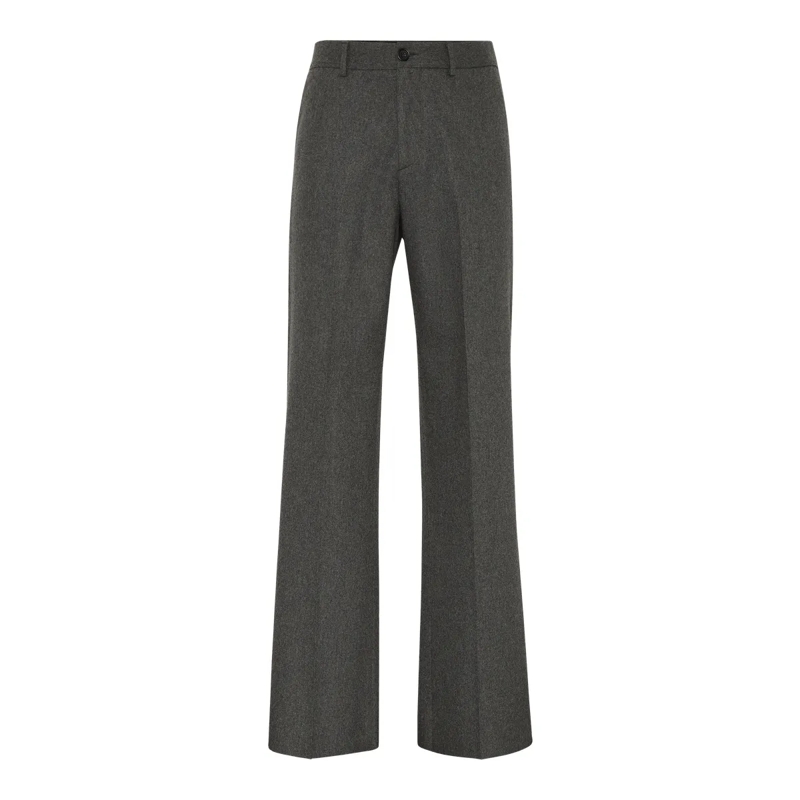 Philipp Plein Hose Weite Hosenbeine grau