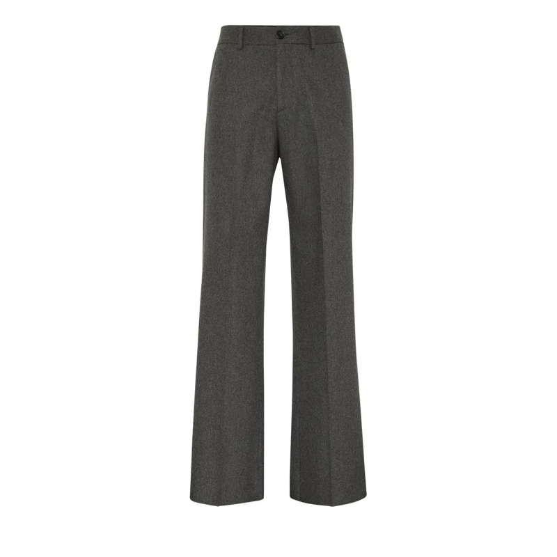 Philipp Plein Hose Weite Hosenbeine grau