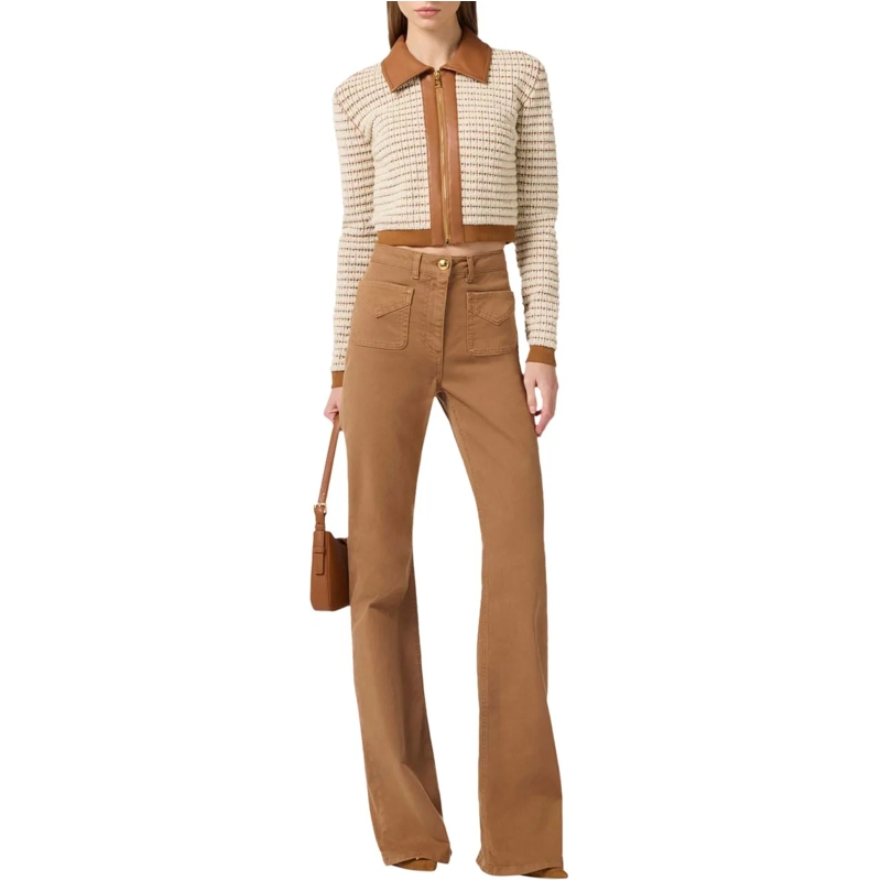 Elisabetta Franchi Jeans mit geradem Bein Elisabetta Franchi Women's Jeans Trousers Jeans Br braun(Image 2)