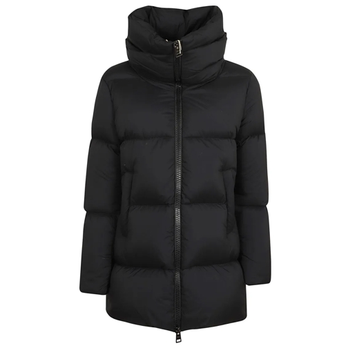 Herno Übergangsjacke A-Shape Relaxed Down Jacket Black