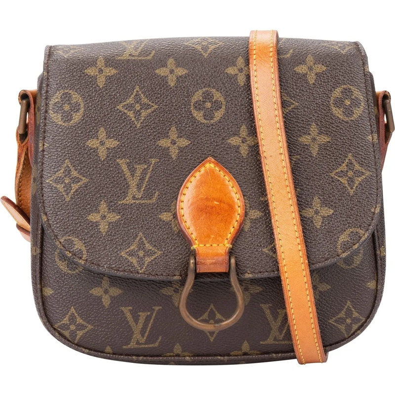 Louis Vuitton Schultertasche Louis Vuitton Canvas Monogram Saint Cloud MM Cross mehrfarbig