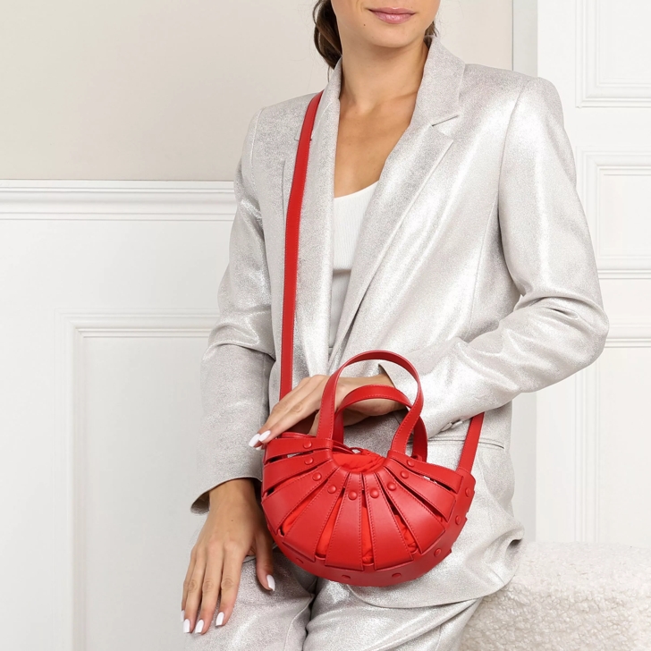 Bottega Veneta White 'The Shell' Tote