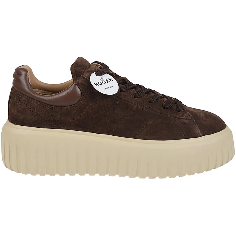 Hogan Low-Top-Sneaker H-stripes Sneakers Brown braun