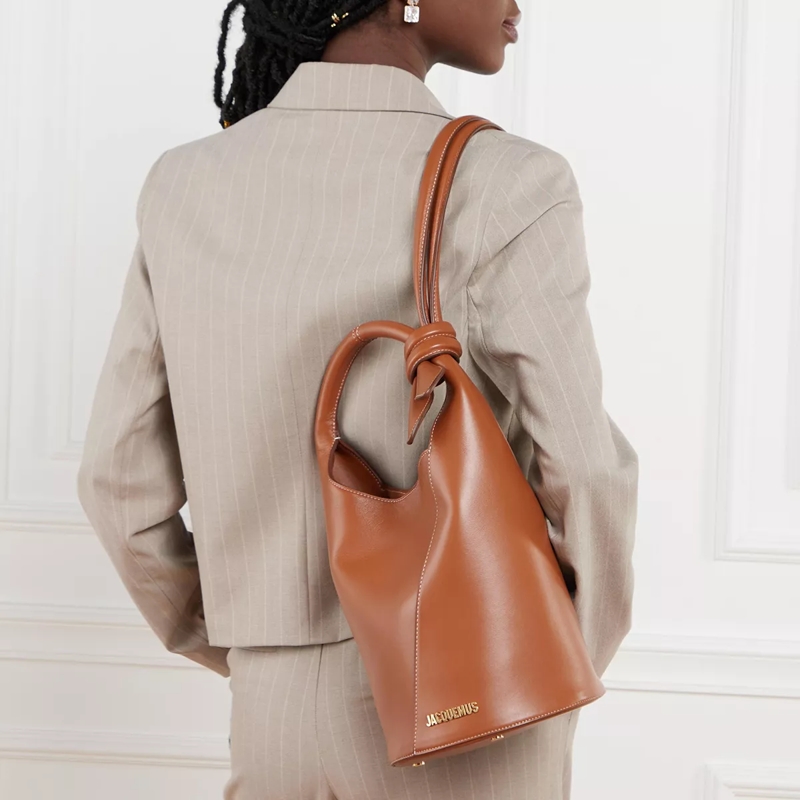 Jacquemus Bucket Bag Le Petit Tourni Brown(Image 2)