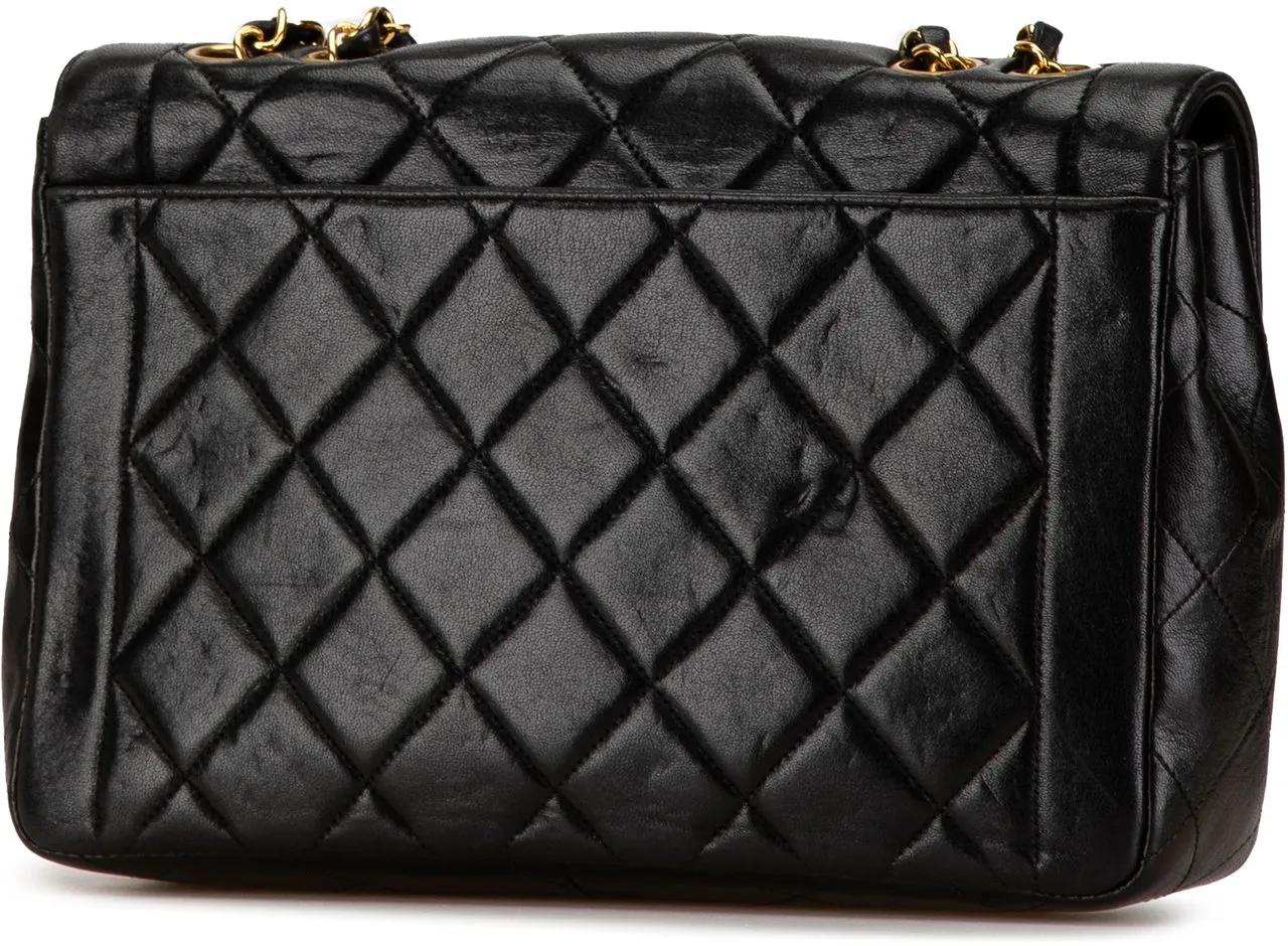 Thumbnail - Chanel Hobo Bags - 1994-1996 Medium CC Quilted Lambskin Border Single - Gr. unisize - in Schwarz - für Damen