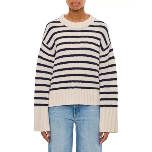 Lisa Yang  Sony Stripes Cashmere Sweater Multicolor