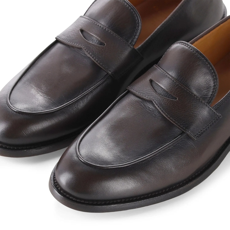Officine Creative Schnürschuhe Loafer Opera aus Leder braun(Image 5)