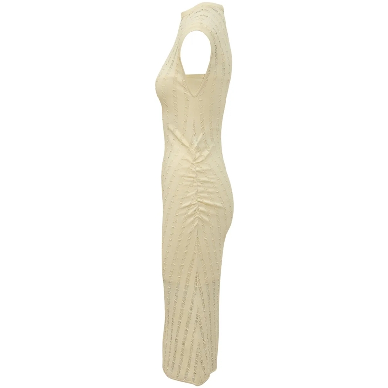 Iro Robe longue Abito Aysson Senza Maniche Lungo weiß(Image 3)