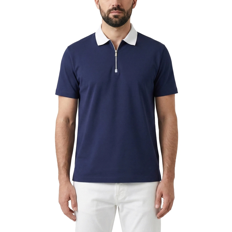 Paul & Shark Poloshirt Poloshirt aus Baumwolle blau(Image 2)