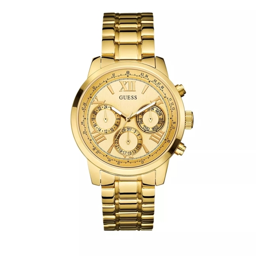Guess Ladies Watch Sunrise Gold Multifunction Watch