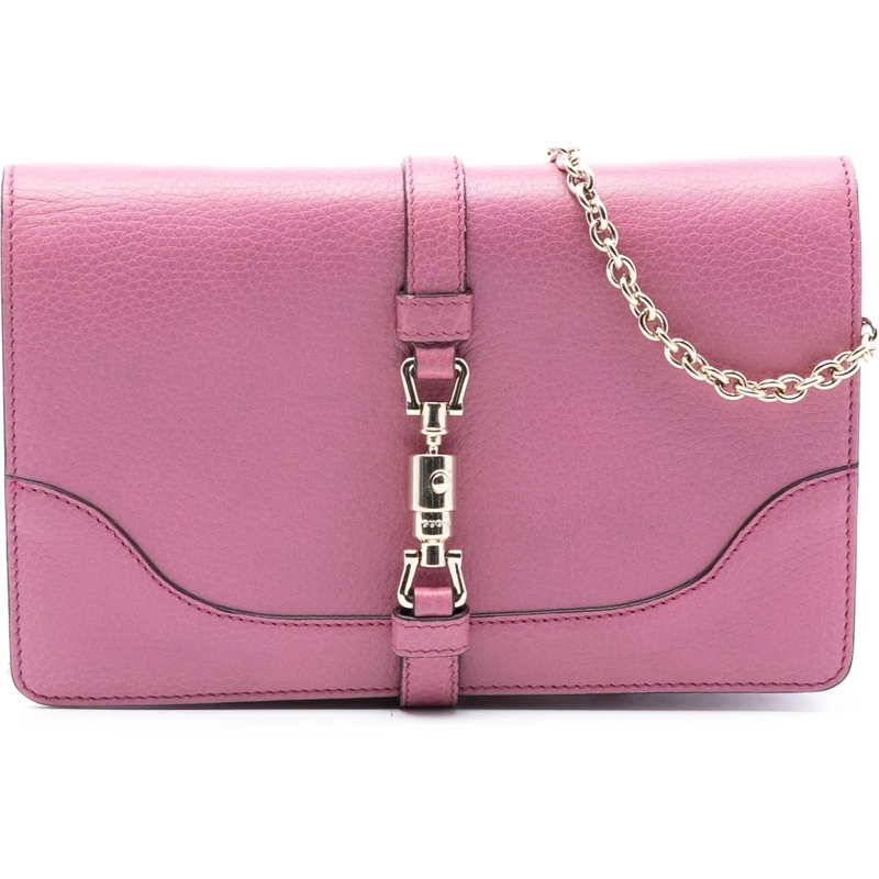 Gucci Schultertasche Pebbled Calfskin Piston Broadway Evening Bag rose