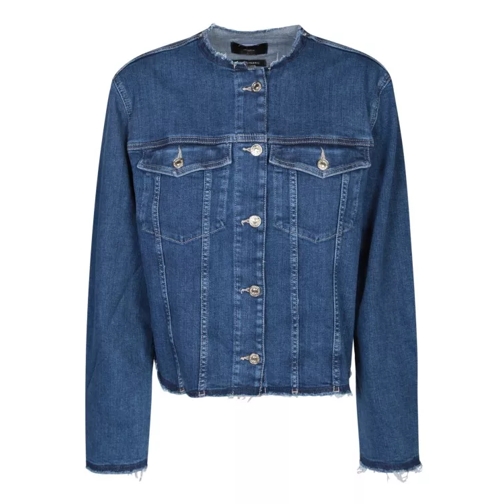 Seven for all Mankind Cotton Jacket Blue 