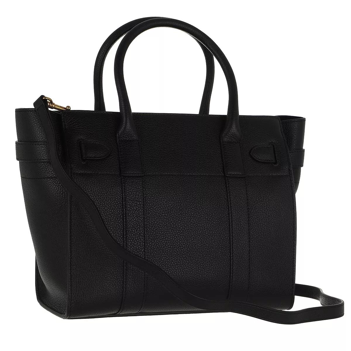 mulberry zipped bayswater black