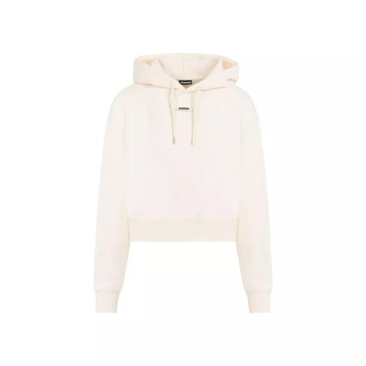 Jacquemus - Light Beige Le Hoodie Gros Grain - Größe XS - beige