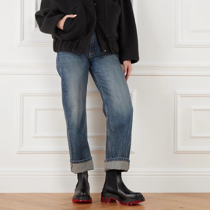 Christian Louboutin Marchacroche Dune Black Chelsea Boot