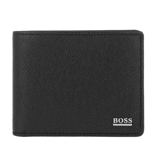 Boss Signature Wallet Black Bi-Fold Portemonnee