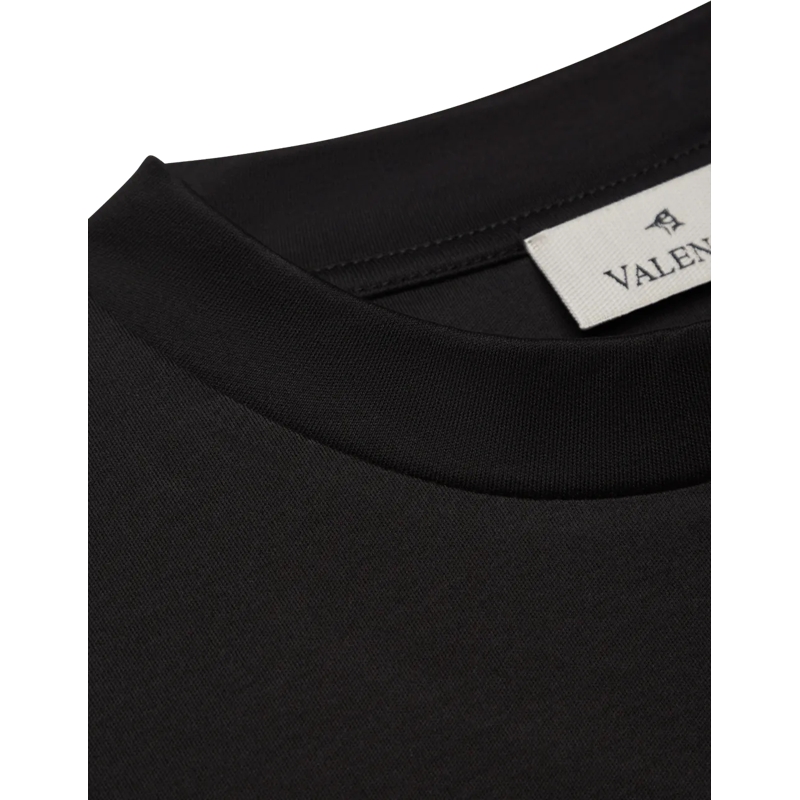 VALENZA  Heren Heavy Supima Sweater Zwart schwarz(Image 3)