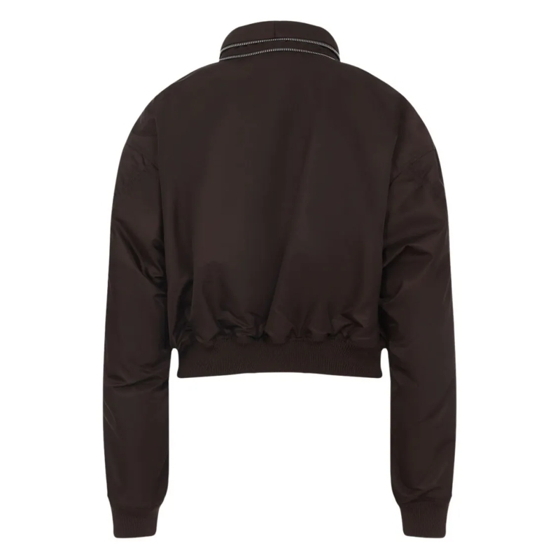 Givenchy Bomberjack Cropped Brown Jacket Black