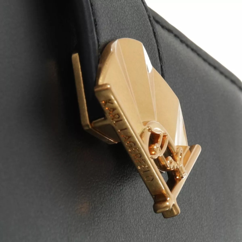 Karl Lagerfeld Portemonnaie mit Überschlag K/Signature Fan Lg Tote Black(Image 4)