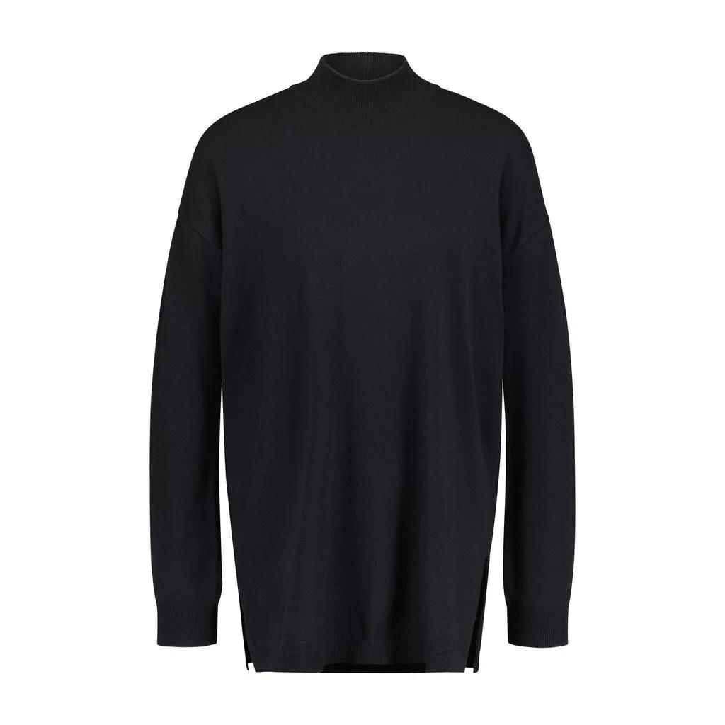 Riani - Oversize-Pullover aus Feinstrick - Größe 36 - black