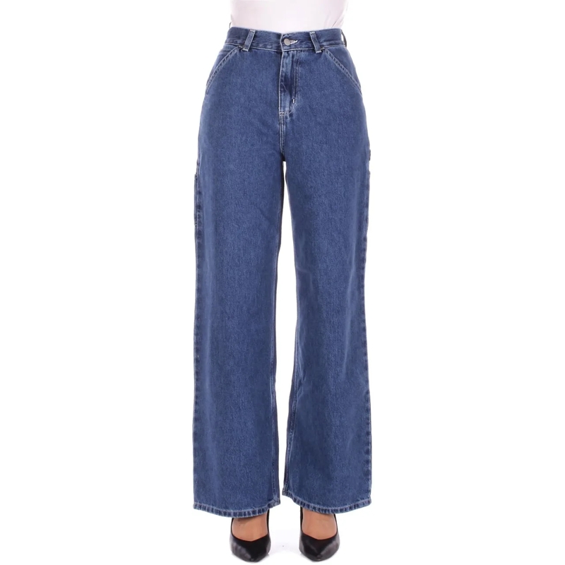 CARHARTT Jeans à jambe droite CARHARTT WIP W' JENS JEANS blau