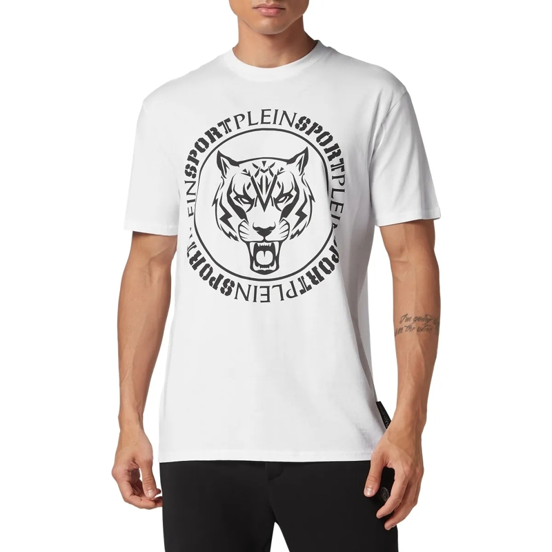 Plein Sport T-Shirt T-Shirt Tiger weiss(Image 3)