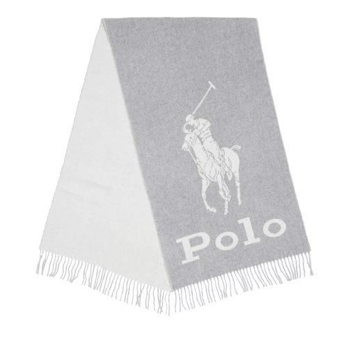 Polo Ralph Lauren Polo Pony Scarf Fawn Grey Wollschal